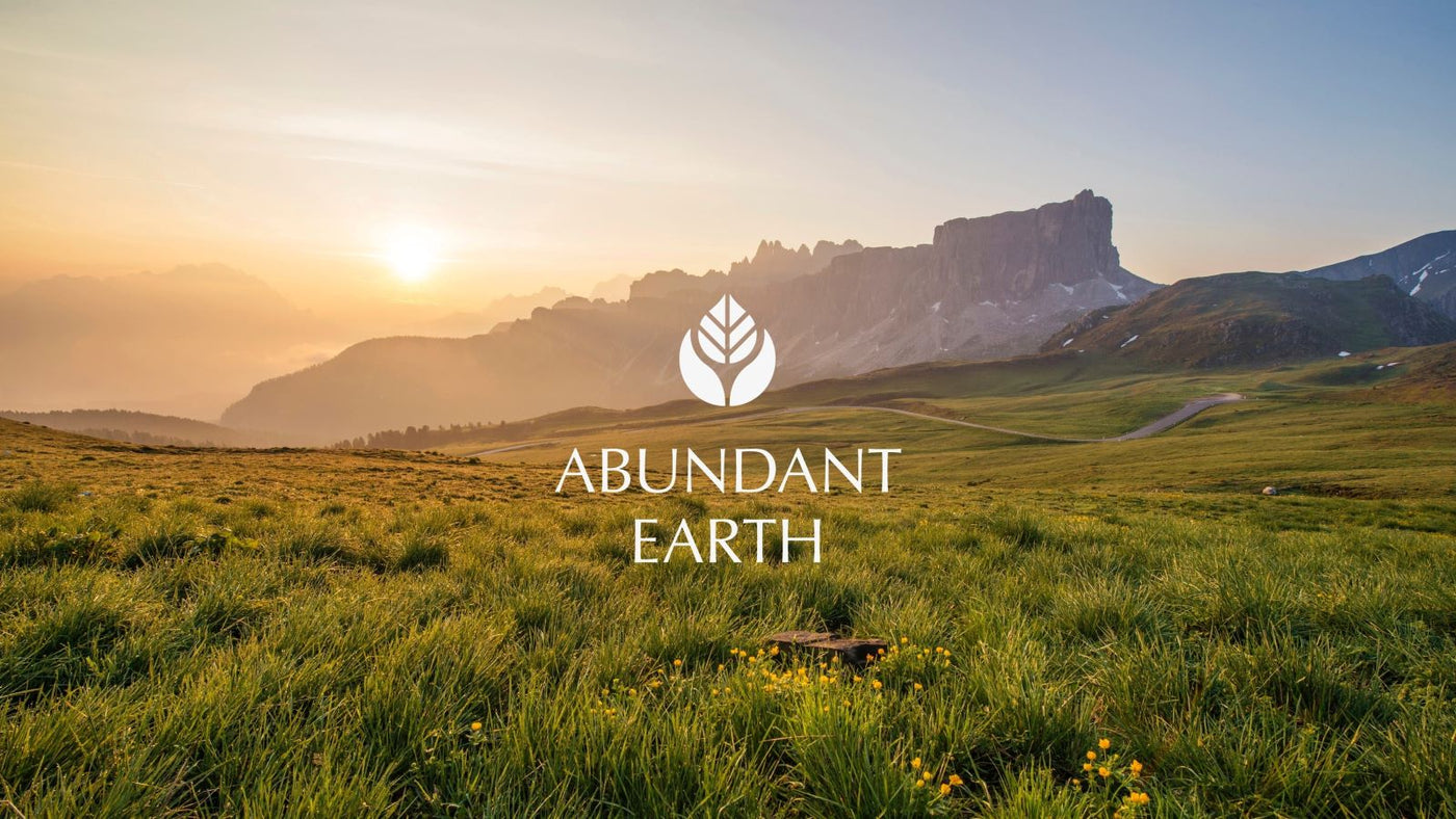 abundant-earth-logo-with-new-zealand-mountain-landscape